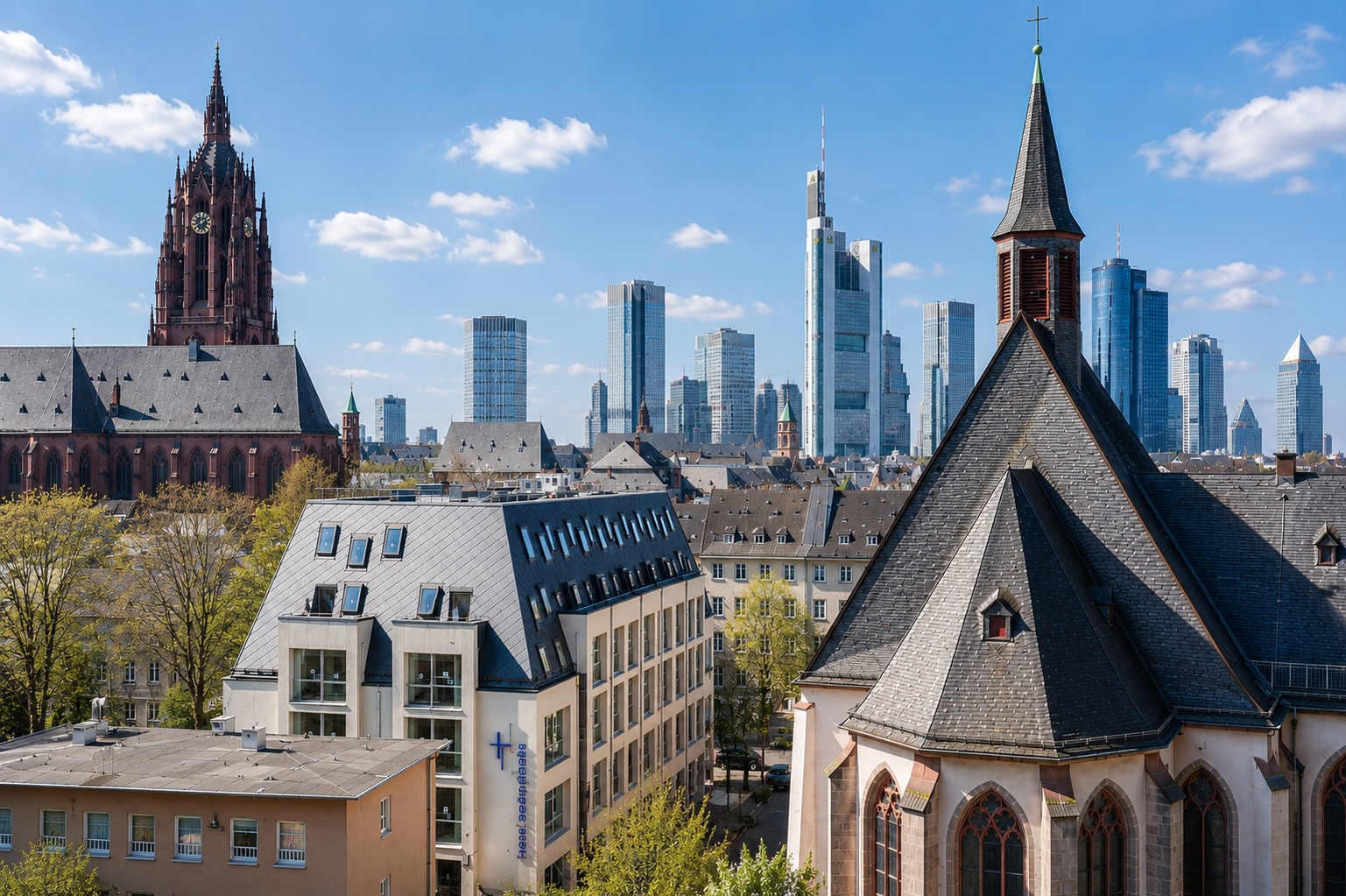 spenerhaus skyliline frankfurt